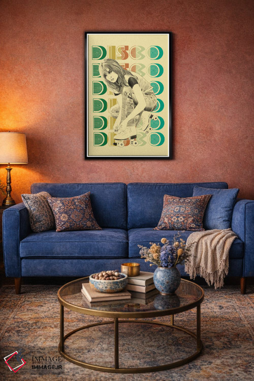 تابلو دکوراتیو نوزاد دیسکو اثر جنی روم - D5B