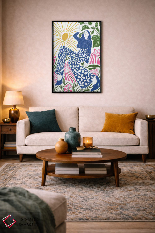 تابلو دکوراتیو گلوریا اثر جنی روم - D4B