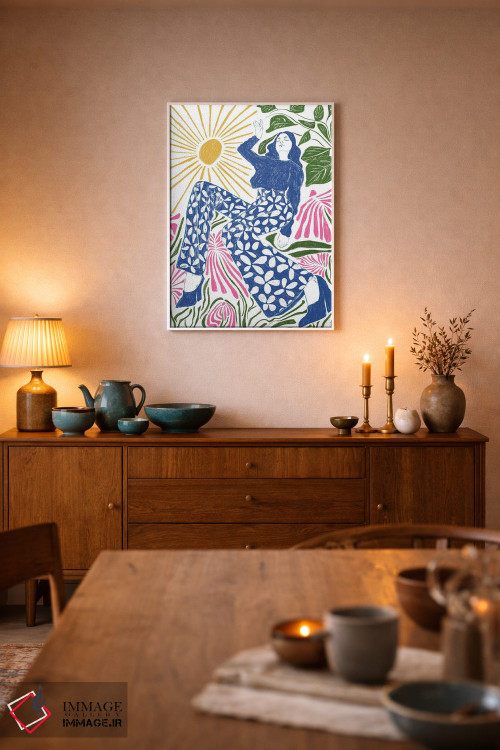 تابلو دکوراتیو گلوریا اثر جنی روم - D6W