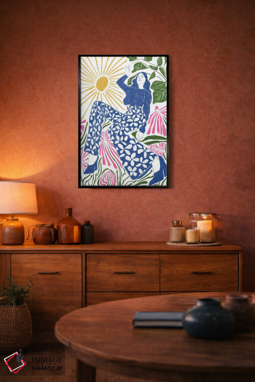 تابلو دکوراتیو گلوریا اثر جنی روم - D5B