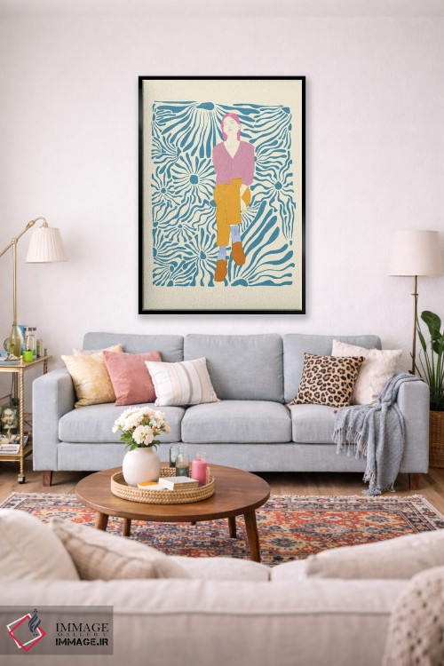 تابلو دکوراتیو پرتره ی گیج دو اثر جنی روم - D1B