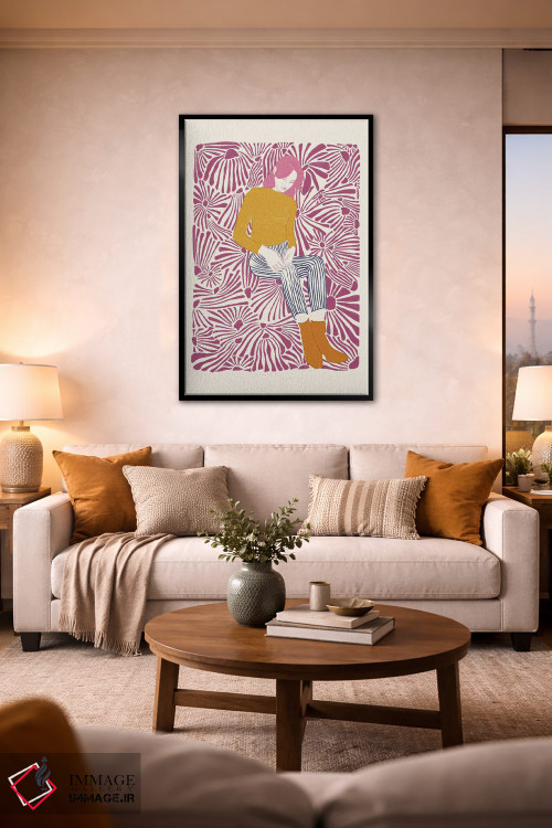 تابلو دکوراتیو پرتره ی گیج سه اثر جنی روم - D1B