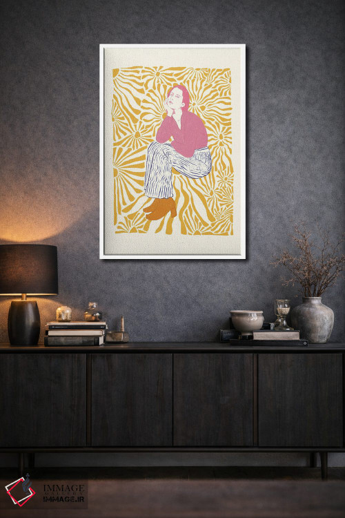 تابلو دکوراتیو پرتره ی گیج یک اثر جنی روم - D1W