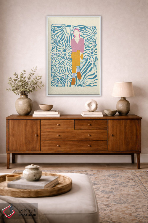 تابلو دکوراتیو پرتره ی گیج دو اثر جنی روم - D2W