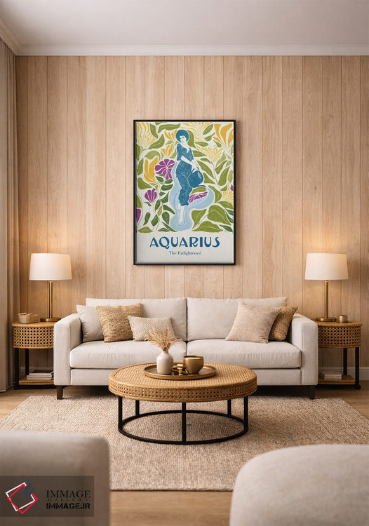 تابلو دکوراتیو برج دلو اثر جنی روم - D1B