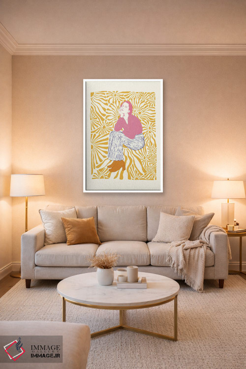 تابلو دکوراتیو پرتره ی گیج یک اثر جنی روم - D3W