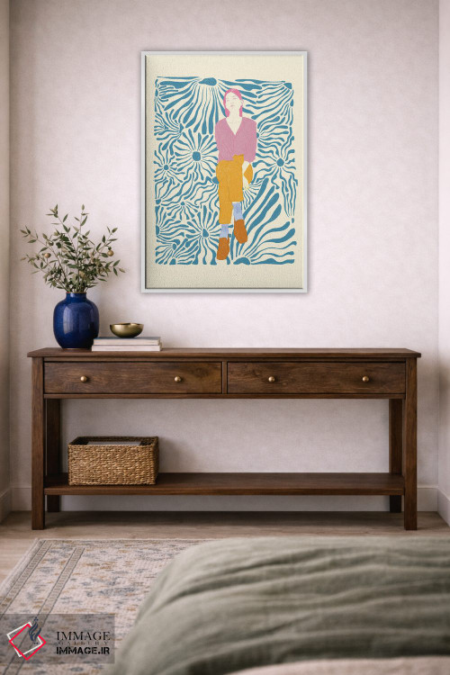 تابلو دکوراتیو پرتره ی گیج دو اثر جنی روم - D3W