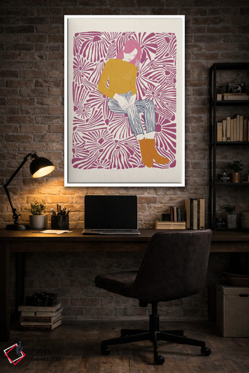 تابلو دکوراتیو پرتره ی گیج سه اثر جنی روم - D3W