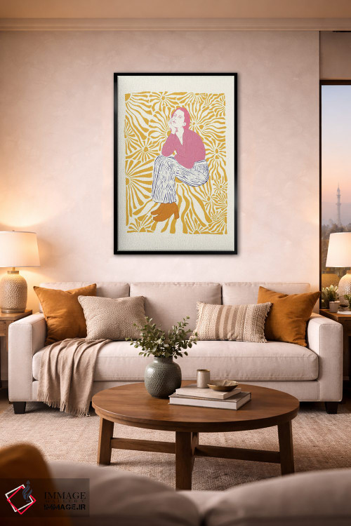 تابلو دکوراتیو پرتره ی گیج یک اثر جنی روم - D2B