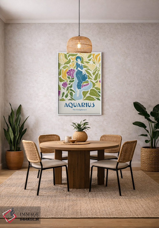 تابلو دکوراتیو برج دلو اثر جنی روم - D3W