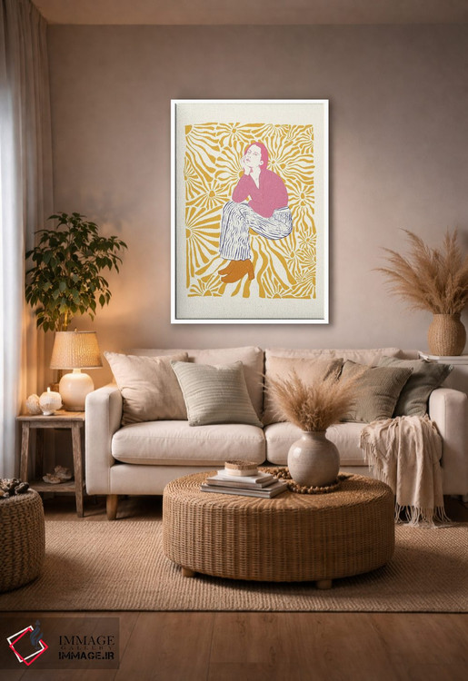 تابلو دکوراتیو پرتره ی گیج یک اثر جنی روم - D4W