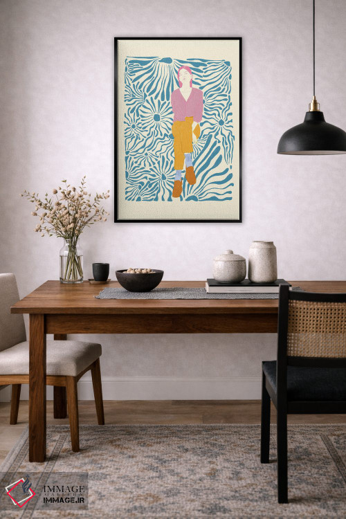 تابلو دکوراتیو پرتره ی گیج دو اثر جنی روم - D5B