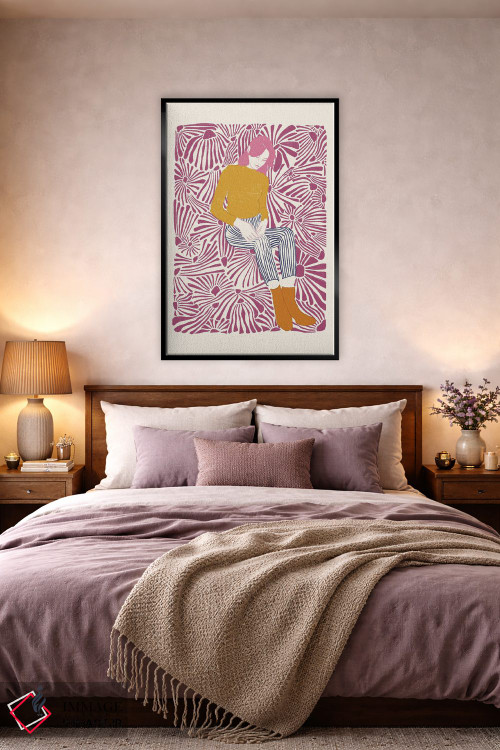 تابلو دکوراتیو پرتره ی گیج سه اثر جنی روم - D5B