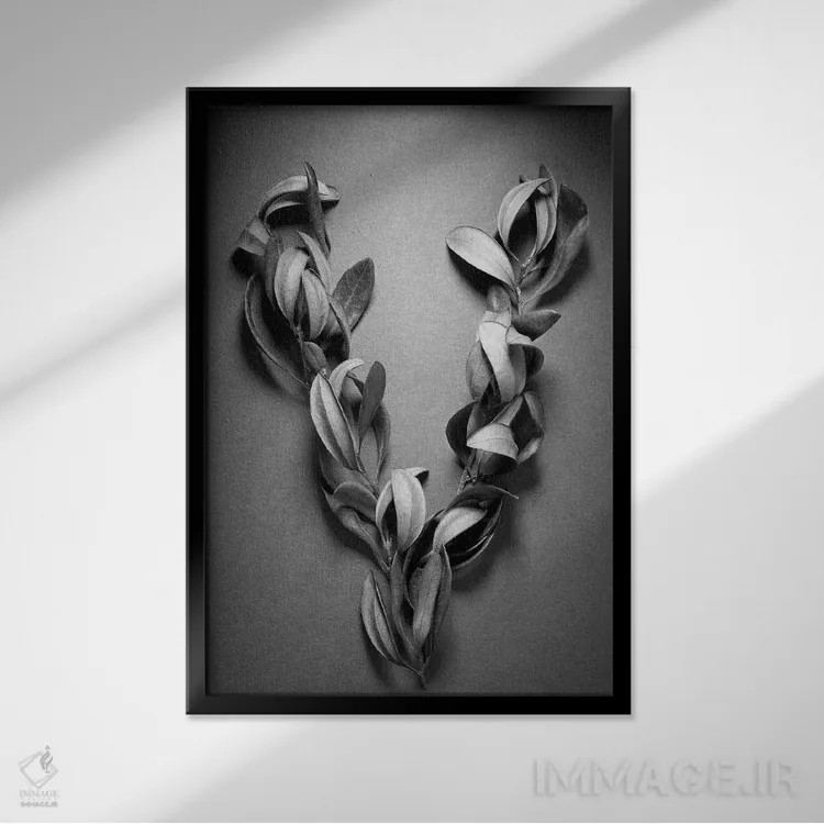 تابلو دکوراتیو پیروزی اثر بری روزنتال - نمای قابدار مشکی