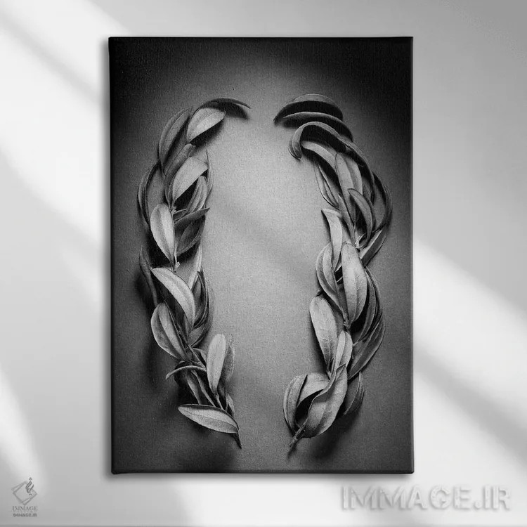 تابلو دکوراتیو براکت ها اثر بری روزنتال - نمای روبهرو روی دیوار