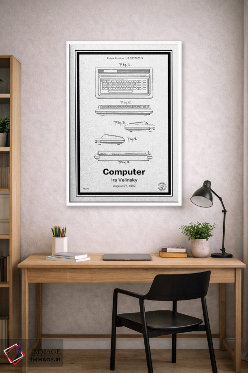 تابلو دکوراتیو C64 اثر رترو پتنتز - D2W