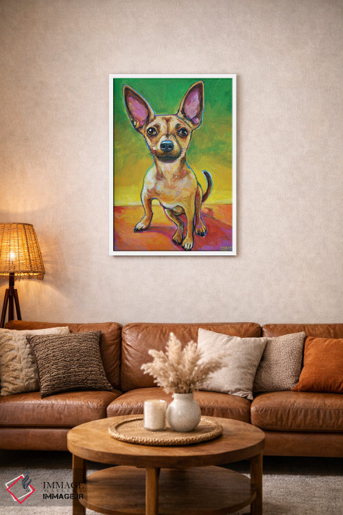 تابلو دکوراتیو اولی چیهواهوا اثر رابرت فلپس - D2W