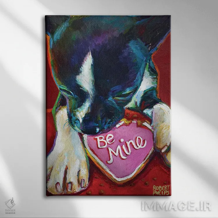 تابلو دکوراتیو مال من باش اثر رابرت فلپس - نمای روبهرو روی دیوار