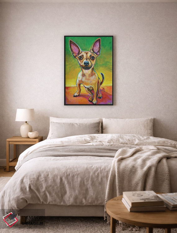 تابلو دکوراتیو اولی چیهواهوا اثر رابرت فلپس - D5B