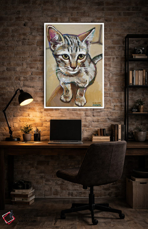 تابلو دکوراتیو لیف گربه کوچک اثر رابرت فلپس - D4W