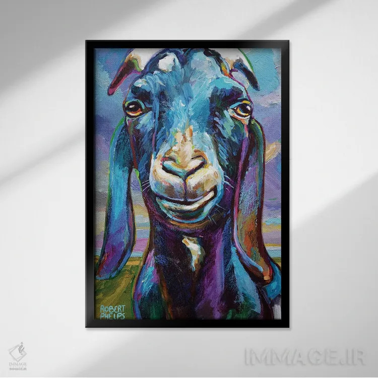 تابلو دکوراتیو لوسیان در سپیده دم اثر رابرت فلپس - نمای قابدار مشکی