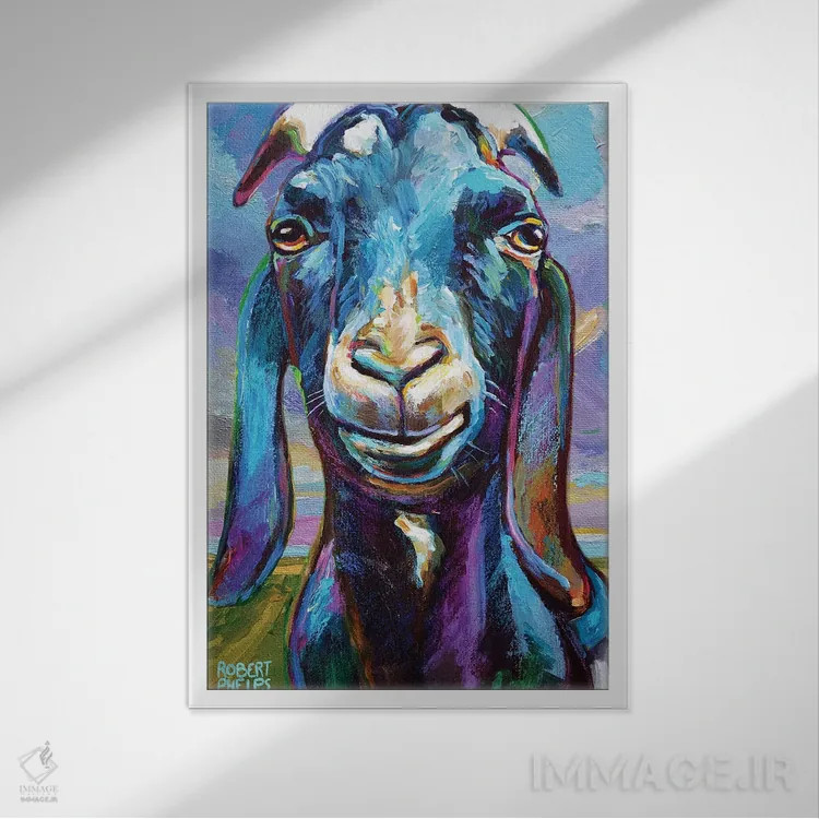 تابلو دکوراتیو لوسیان در سپیده دم اثر رابرت فلپس - نمای قابدار سفید