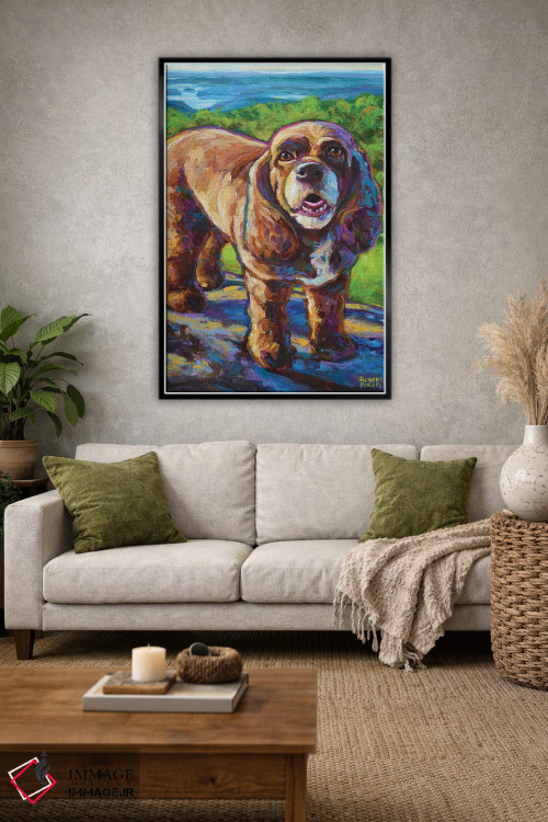 تابلو دکوراتیو اسپانیل کوهستانی اثر رابرت فلپس - D3B