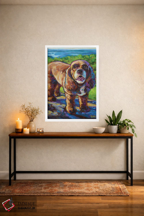 تابلو دکوراتیو اسپانیل کوهستانی اثر رابرت فلپس - D6W