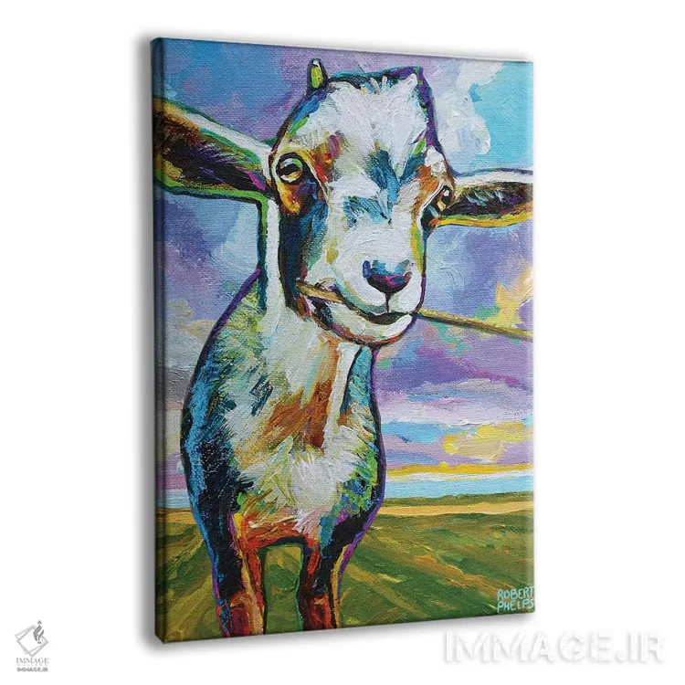 تابلو دکوراتیو تئو بز در مزرعه اثر رابرت فلپس - نمای پرسپکتیو محصول