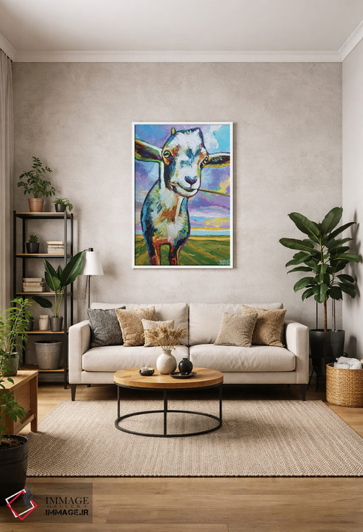 تابلو دکوراتیو تئو بز در مزرعه اثر رابرت فلپس - D1W