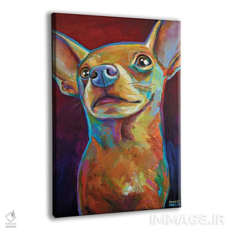 تابلو دکوراتیو چیهواهوآ اثر رابرت فلپس - نمای پرسپکتیو محصول