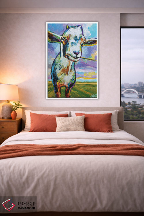 تابلو دکوراتیو تئو بز در مزرعه اثر رابرت فلپس - D3W