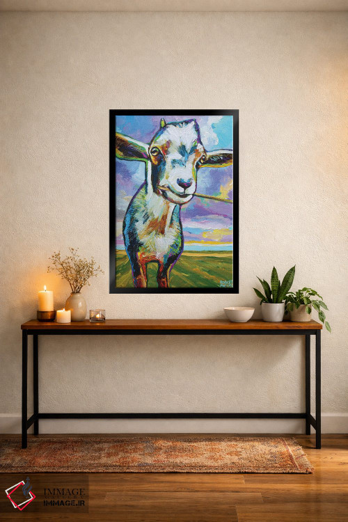 تابلو دکوراتیو تئو بز در مزرعه اثر رابرت فلپس - D5B