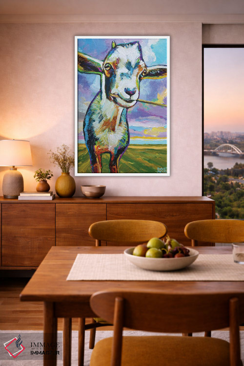 تابلو دکوراتیو تئو بز در مزرعه اثر رابرت فلپس - D6W