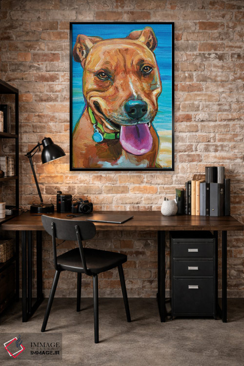 تابلو دکوراتیو سگ ساحلی اثر رابرت فلپس - D4B