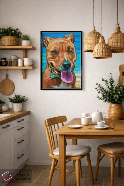 تابلو دکوراتیو سگ ساحلی اثر رابرت فلپس - D5B