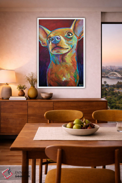 تابلو دکوراتیو چیهواهوآ اثر رابرت فلپس - D6W