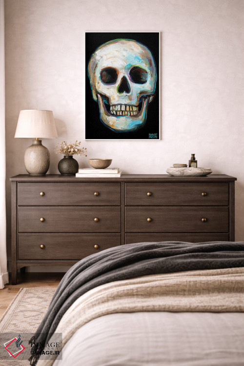 تابلو دکوراتیو جمجمه اثر رابرت فلپس - D1W