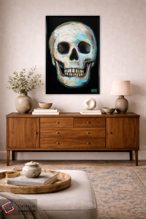 تابلو دکوراتیو جمجمه اثر رابرت فلپس - D3B
