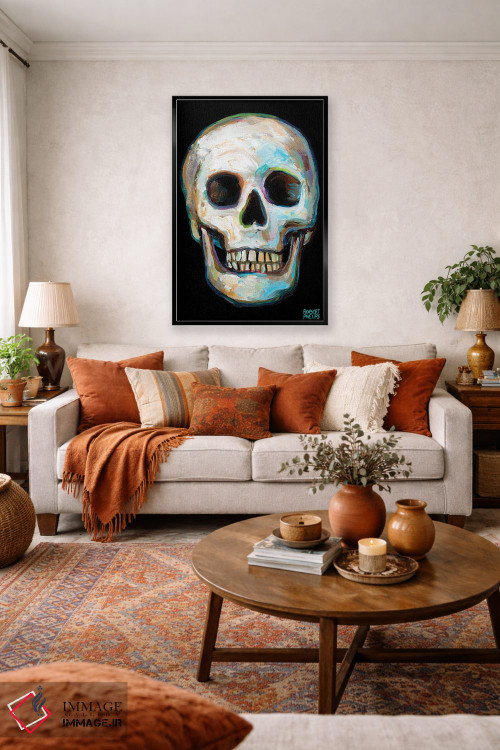 تابلو دکوراتیو جمجمه اثر رابرت فلپس - D2B