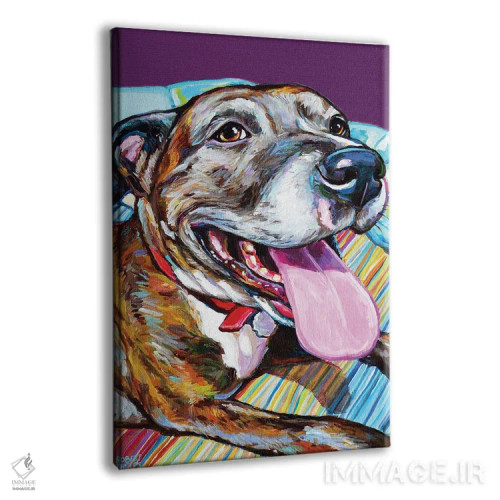 تابلو دکوراتیو پارکر پیتبول اثر رابرت فلپس - نمای پرسپکتیو محصول