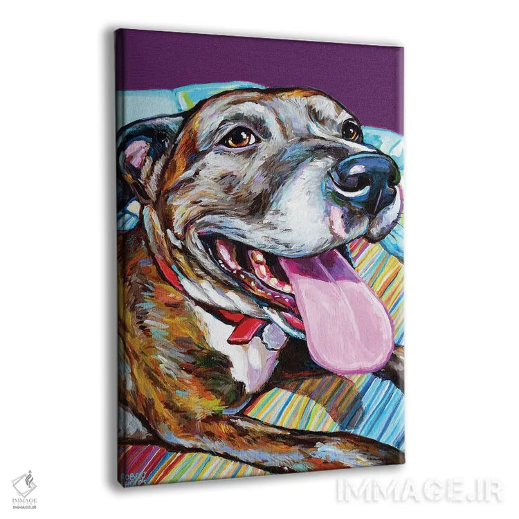 تابلو دکوراتیو پارکر پیتبول اثر رابرت فلپس - نمای پرسپکتیو محصول