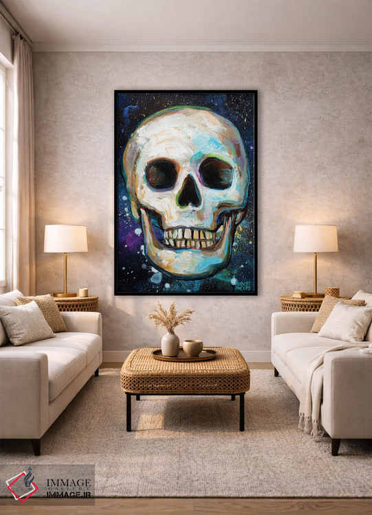 تابلو دکوراتیو جمجمه کهکشانی اثر رابرت فلپس - D1B