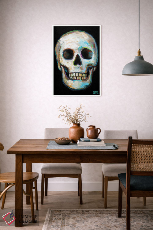تابلو دکوراتیو جمجمه اثر رابرت فلپس - D4W
