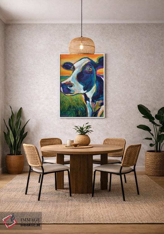تابلو دکوراتیو گاو اثر رابرت فلپس - D2W