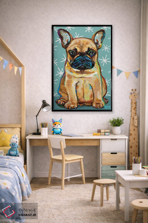 تابلو دکوراتیو توله فرنچی و ستاره ها اثر رابرت فلپس - D2B