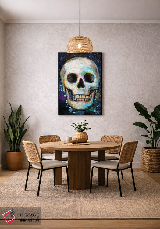 تابلو دکوراتیو جمجمه کهکشانی اثر رابرت فلپس - D3B