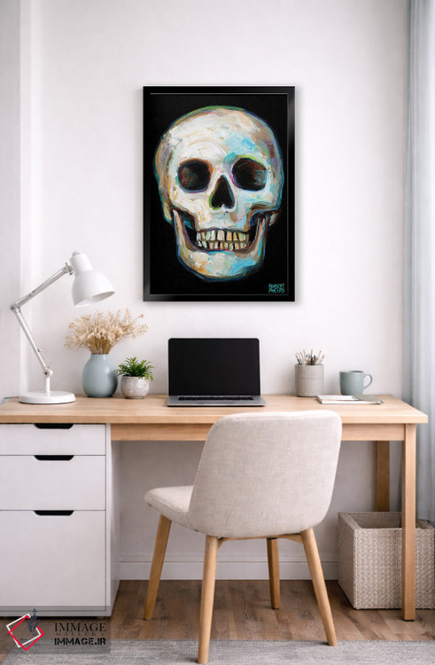 تابلو دکوراتیو جمجمه اثر رابرت فلپس - D6B