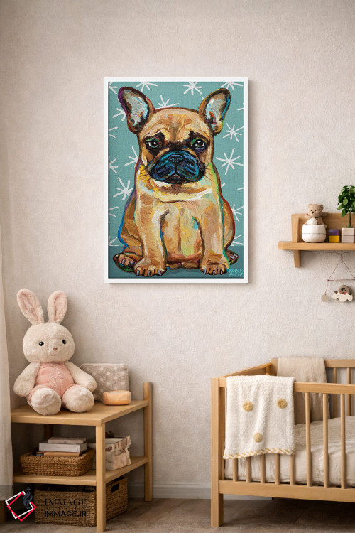 تابلو دکوراتیو توله فرنچی و ستاره ها اثر رابرت فلپس - D3W