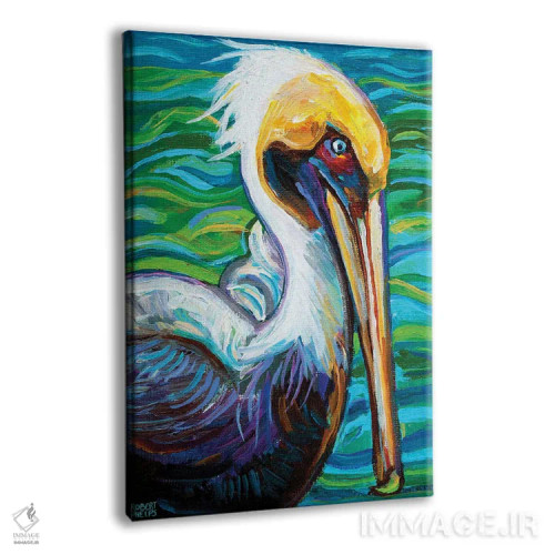 تابلو دکوراتیو پلیکان فلوریدا اثر رابرت فلپس - نمای پرسپکتیو محصول